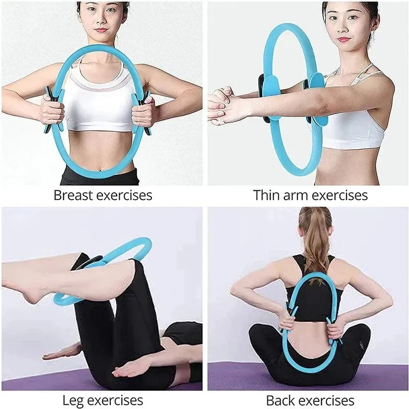 Yoga Fitness Pilates Ring Yoga Ring Open Back Ring Magic Ring Pelvic Floor Muscle Training Yoga Supplies Pilates Ring